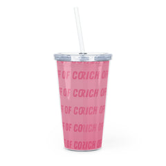 Rich off of Content Tumbler with Straw