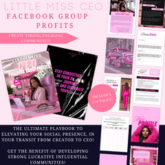 Little Miss CEO: Facebook Profit Bundle - Start your Journey to a lucrative Facebook Community