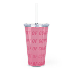 Rich off of Content Tumbler with Straw